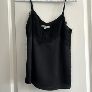 Heartloom black lace top size XS.